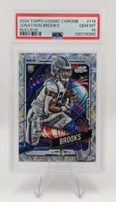 2024 Topps Cosmic Chrome Jonathon Brooks Nucleus PSA 10 GEM MINT RC Rookie 🔥