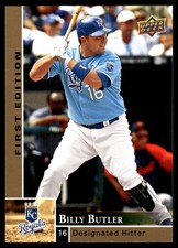 Billy Butler 2009 Upper Deck #132 Royals MLB READ FREE SHIPPING AutographDen