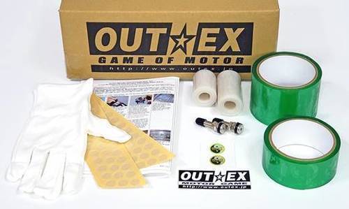 OUTEX CRF1000L CRF1100L Africa Twin Tubeless Kit 21×2.15WM18×4.00 MT/FR21214 JP - Picture 1 of 5