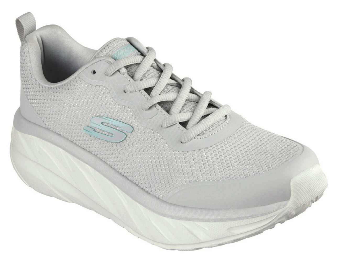 Skechers Women's D'Lux Ultra Sneaker, Lightweight Comfortable Shoe 6.5-10 Grey