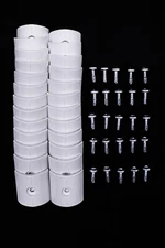 1701354 Shurco, Shurlok plastic u-clamp and screw 25 pack, new