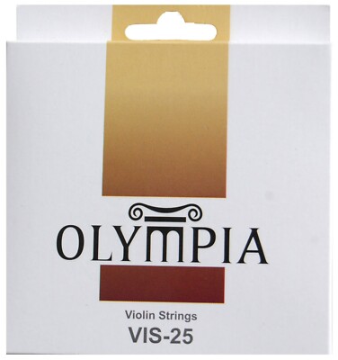 Violin Strings, Entire pack, Fits 4/4 Violin Size, Made by Olympia Strings