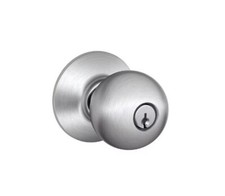 NEW SCHLAGE COMMERCIAL KEYED ENTRY DOOR LOCKSET F51 CSV ORB 626 SATIN CHROME
