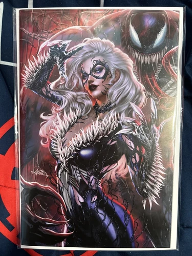AMAZING SPIDERMAN #29 ARIEL DIAZ VIRGIN EXCLUSIVE VENOM BLACK CAT ASM