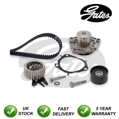 Gates Timing Belt + Water Pump Kit Fits Vauxhall Saab Alfa Rome... #8545