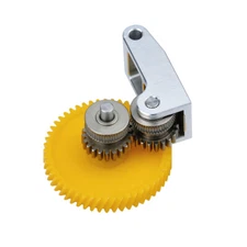 3D Printer Hardened Steel Extruder Gear Replacement Compatible with Bambu C3D9
