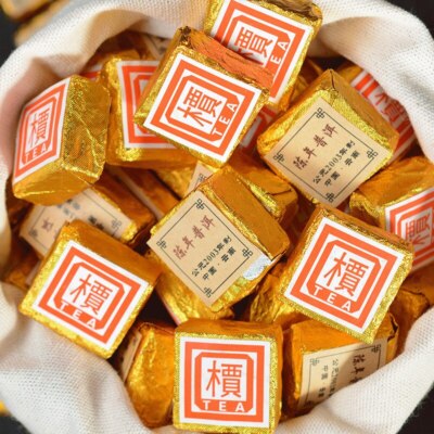 2003 Yunnan 'Jia' Word Mini Tea Brick Shu Puer Pu-erh Ripe Tea Aged Pu'er Brick