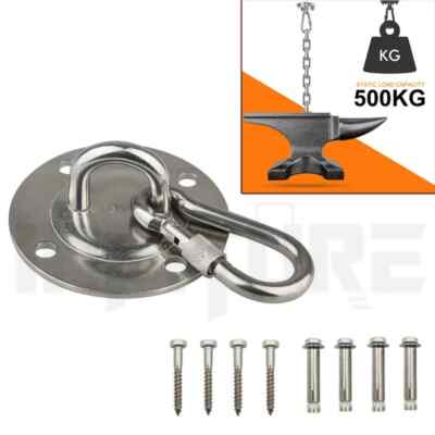 Stainless Steel Yoga Hammock Ceiling Hooks Swing Hook Boxing