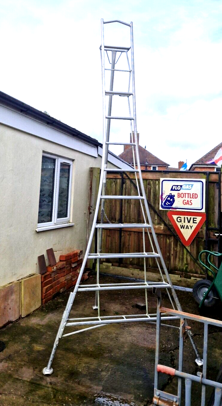 Henchman A10 360 Fully Adjustable Tripod Ladder 10' eBay