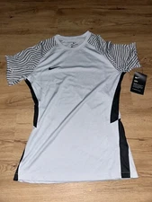 NIKE WOMENS DRI FIT SOCCER JERSEY TOP GRAY SIZE XS NWT $50
