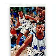 1995-96 Flair Orlando Magic Basketball Card #224 David Vaughn Rookie. rookie card picture