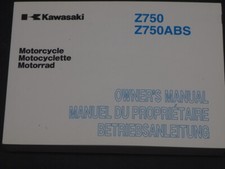 2001-2005 Kawasaki ZR750H ZR-7S Printed Motorcycle Service Manual