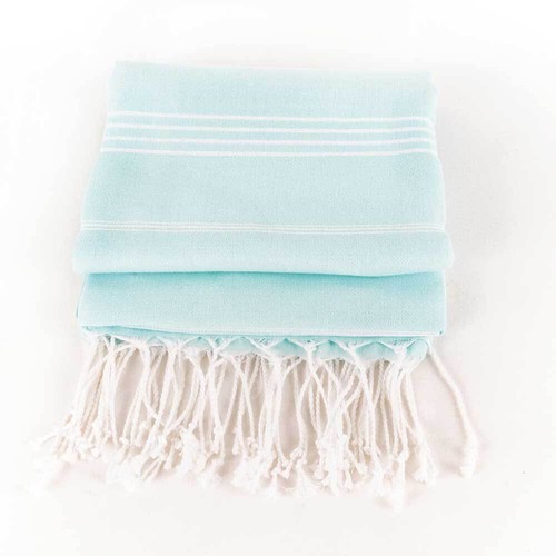 Hencely Striped Beach Towel – Lightweight Cotton Towel for Travel & Pool - Bild 190 von 206