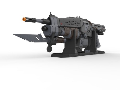 Gears of War Retro Lancer Filament 3d printed DIY model kit 1:1 Scale with Stand - 第 1/10 張圖片