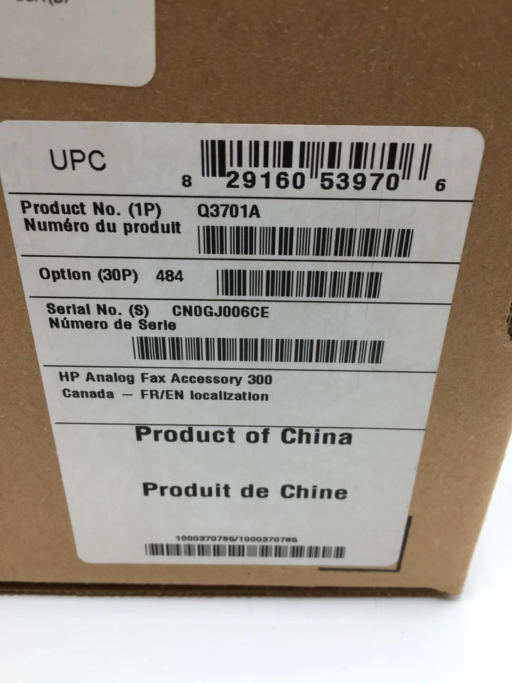 HP Q3701A LaserJet MFP Analog Fax Accessory 300 Fax Interface Card ~ FREE S/H - Image 4 of 4