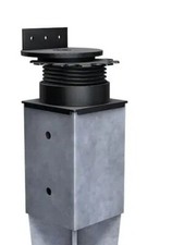 Terrassenlager Einschlaghülsen 91x91mm Einschlagbodenhülsen Stelzlager Stellfüße