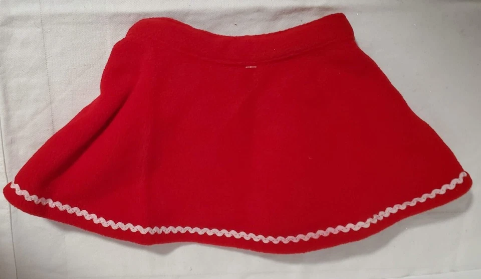猫狗宠物服装圣诞节尺寸大号16英寸领角红色斗篷圣诞装扮 — 第 2/4 张图片