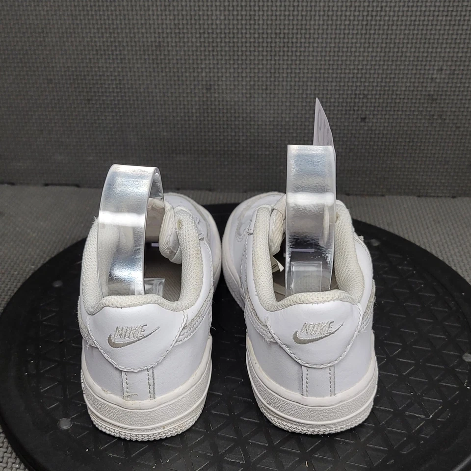 Nike Air Force 1 Low LE Zapatos Niño Pequeño Talla 12 Blanco Tenis Entrenadores Foto 4 de 4