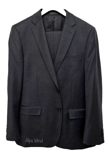 Supreme Sharkskin Suit Blue Mens XL 36 FW19 Wool/Polyester Blend