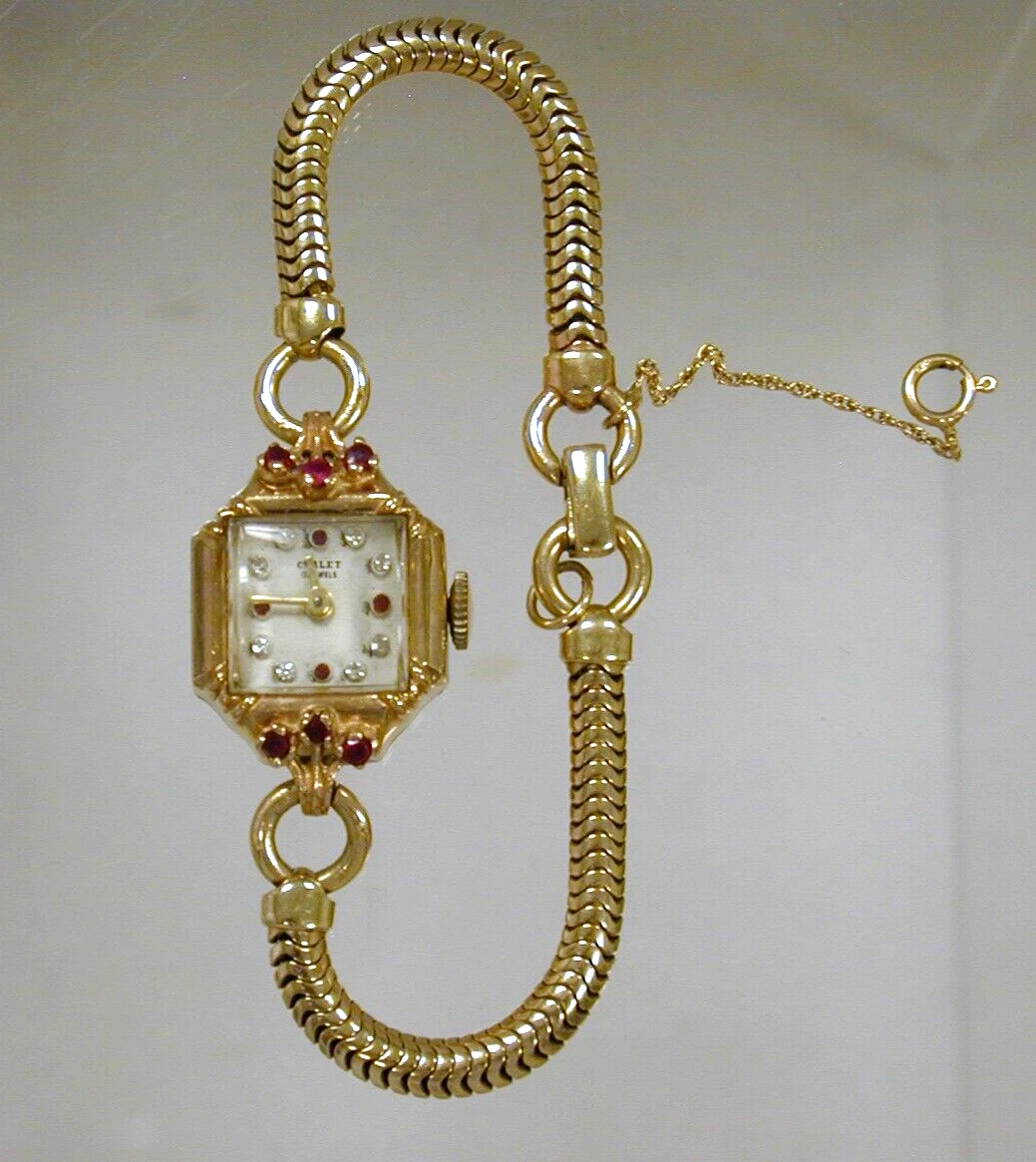 Chalet 14k gold watch clearance