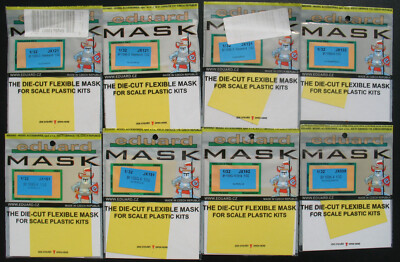 8x Eduard MASK JX133 JX008 JX162 JX 151 JX121 Bf 109E-3, G-6 K-4, G-10 1:32