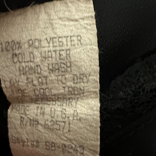 Necessary Objects Babydoll Slip Dress Large Black Lace Gothic Witchy Y2K Vintage - Picture 7 of 17