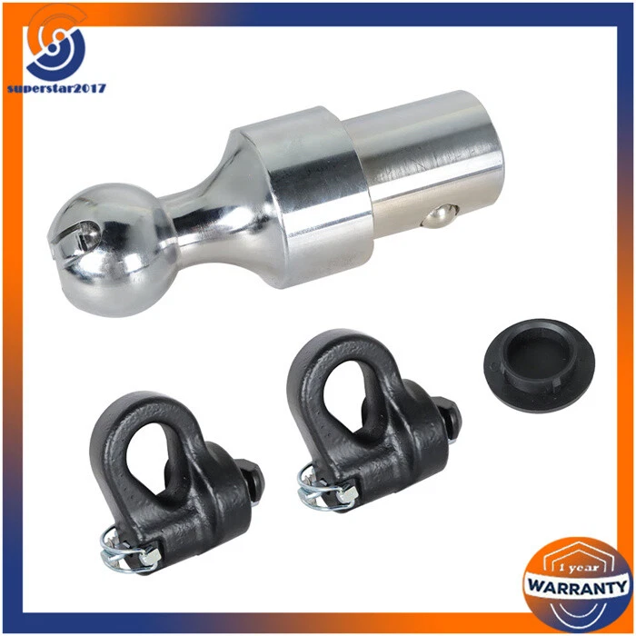 Bola de enganche de remolque de cuello de ganso de acero nueva para Chevrolet Silverado 2500 HD 3500 HD Foto 3 de 4