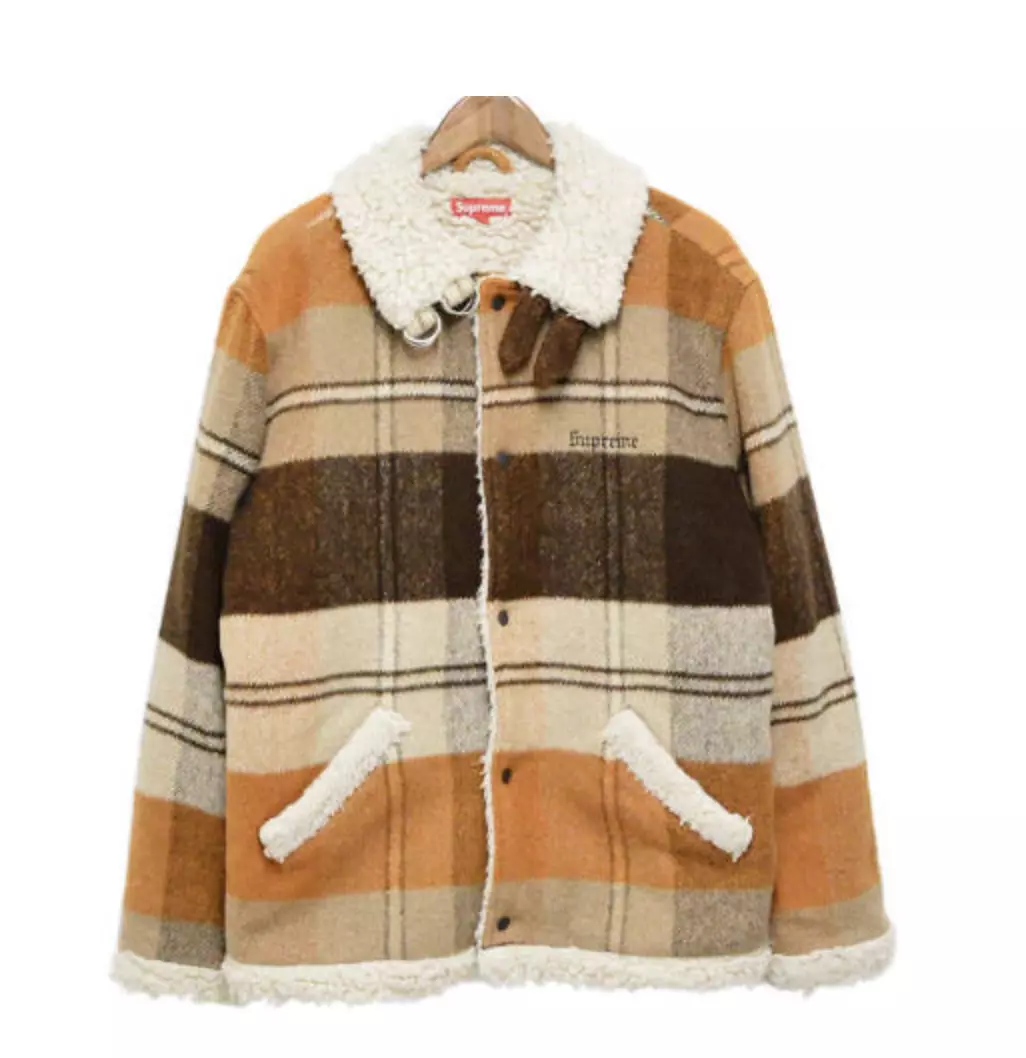 Supreme top shearling bomber