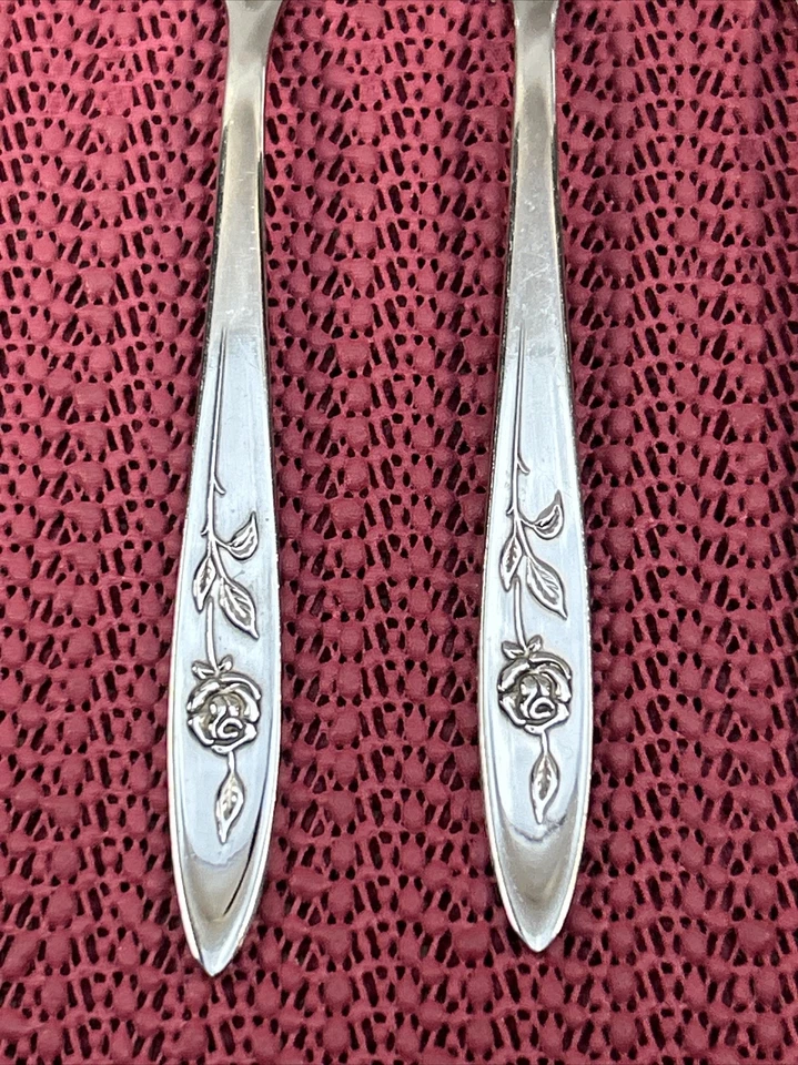 "4 cucharas de fruta de pomelo MI ROSA Oneida Community acero inoxidable 6"" Betty Crocker" Foto 4 de 4