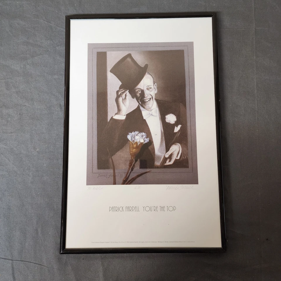 Patrick Farrell You're The Top "Fred Astaire (Dapper Tapper)" 1984 2013 Print - Image 2 of 4