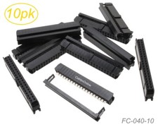 10-Pack 40-Pin (2x20) Female IDC 2.54mm Pitch Connectors for Flat Ribbon Cable