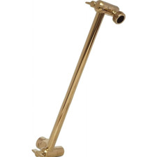 11" Adjustable Shower Arm Extension Solid Brass Anti-Leak Design Universal