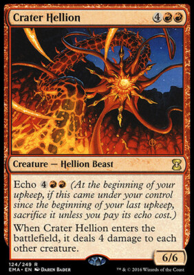 Magic the Gathering MTG Crater Hellion (124) Eternal Masters   LP
