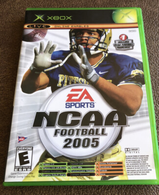 NCAA Football 2005 / Top Spin Combo Disc (Microsoft Xbox, 2004) With Manuals VGC