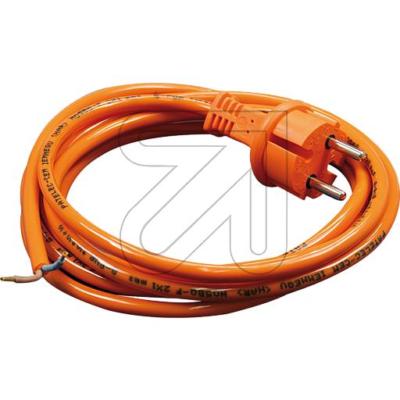 PUR-ANSCHLUßLEITUNG 5m orange H05BQ-F 2x1mm² ANSCHLUSSKABEL LEITUNG MASCHINEN