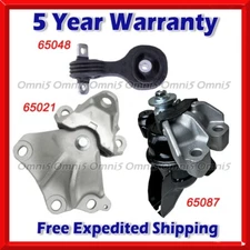 M802 Fits 2012 Honda Civic 1.8L Sedan AUTO Motor & Transmission Mount Set 3pc