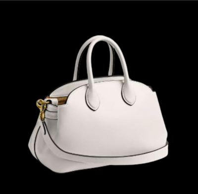 COACH CU066 Empire Carryall Bag 26 Leather Brass Shoulder bag