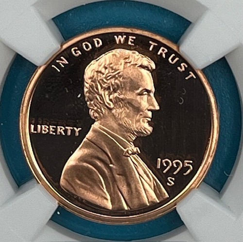 1995-S Lincoln Memorial Penny 1C NGC PF 69 RD Ultra Cameo - Picture 3 of 6