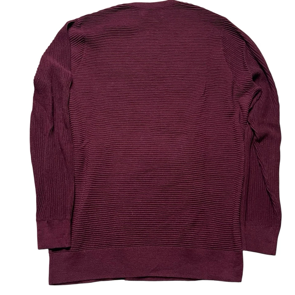 Suéter de cachemir Nordstrom Signature tejido granate talla grande Foto 2 de 4