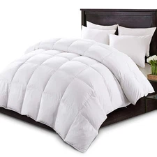 KASENTEX Cotton Down Comforter Duvet Insert, 750 Fill Power, Ultra Soft