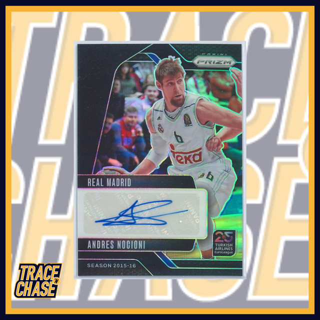 2024-25 Panini Prizm Euroleague Basketball Andres Nocioni Signatures Black 1/1