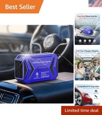 Versatile 300W Power Inverter for Car - USB AC Outlets for All Your Devices