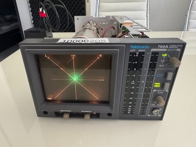 Tektronix 760A Stereo Audio Monitor Audiosignal visualisierung very rare