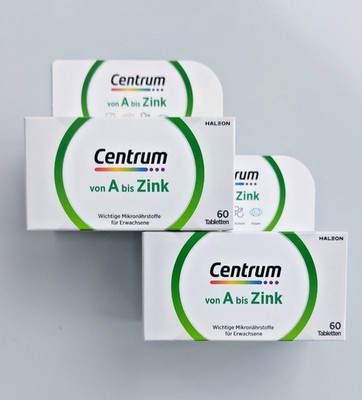 2x CENTRUM A-Zink Tabletten, je 60 St.,  PZN 14170467