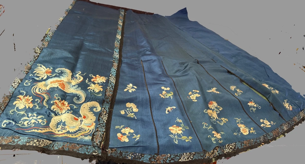 古布　アンティーク　アジア Multi-Color 1850-1899 Antique Chinese Robes & Textiles for sale | eBay