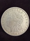 1921 Liberty Head Morgan Silver Dollar, fair condition.