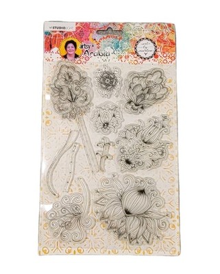 Art By Marlene Artsy Arabia Stamp Set, Used once, Studio Light
