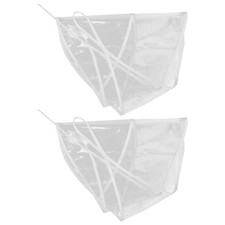 2 PCS Waterproof Hat Women Cap for Men's Rain Hats Plastic Ladies