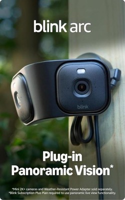 Blink Arc  180° dual-camera mount for Mini 2K+ or Mini 2   Mount Accessory only 