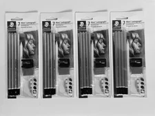 4 PACKS!! 28 pieces Charcoal Pencil Sketch Set 7/Pkg-Mars Lumograph